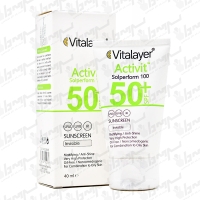 کرم ضد آفتاب ضد جوش SPF50+ اکتی ویت ویتالیر 40 میل